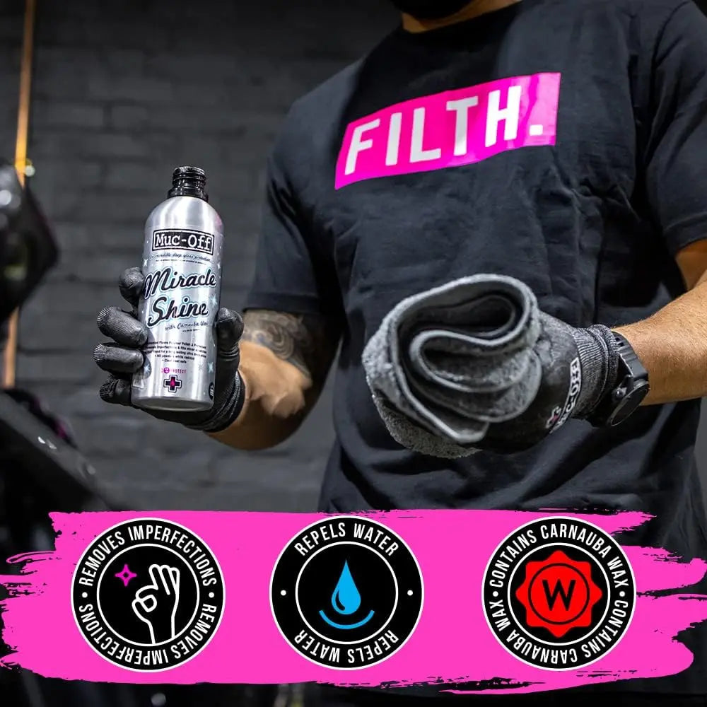Muck-Off Miracle Shine with Carnauba Wax 1l