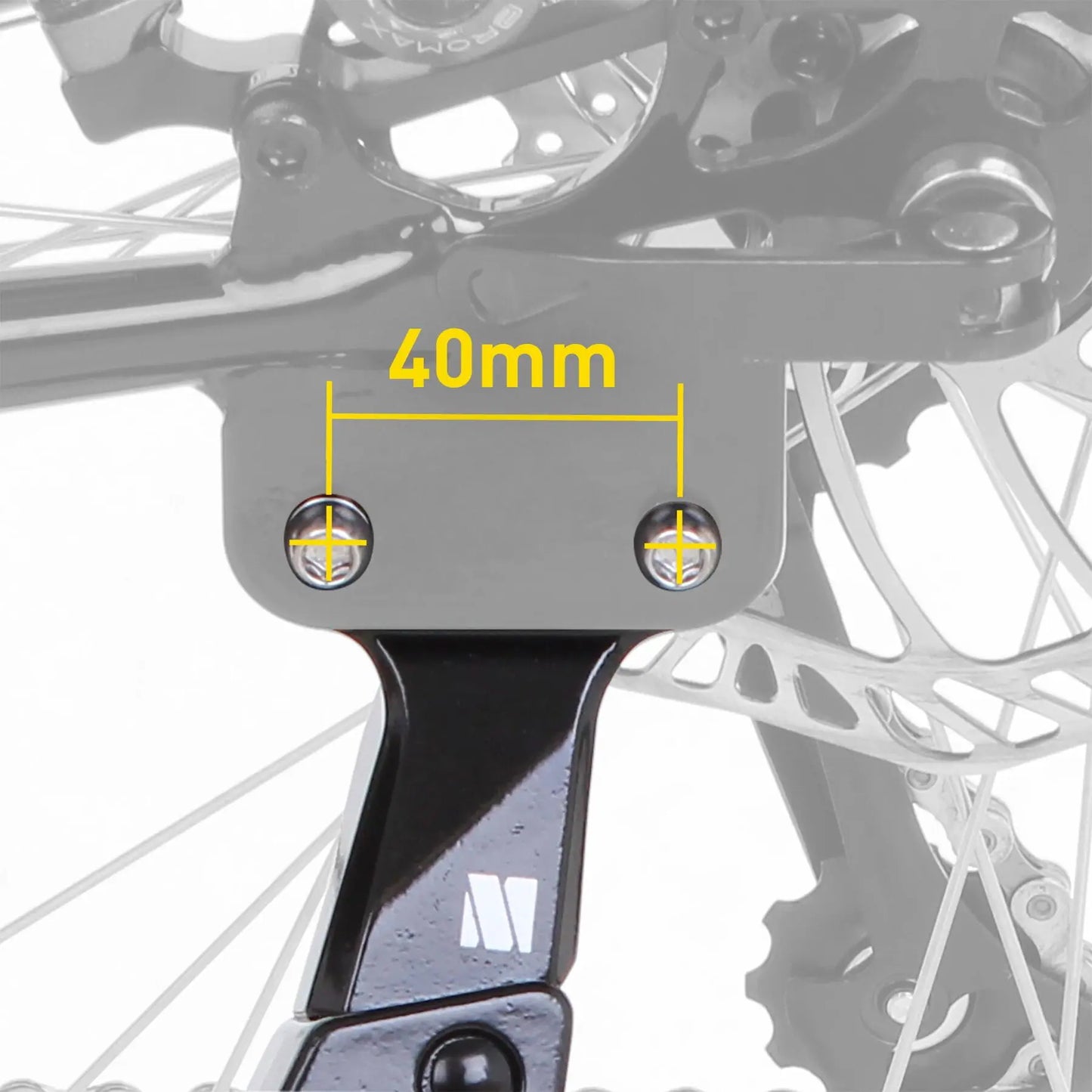 M-Part Primo oversize kickstand, 24-29" adjustable, 30kg rating for E-bikes