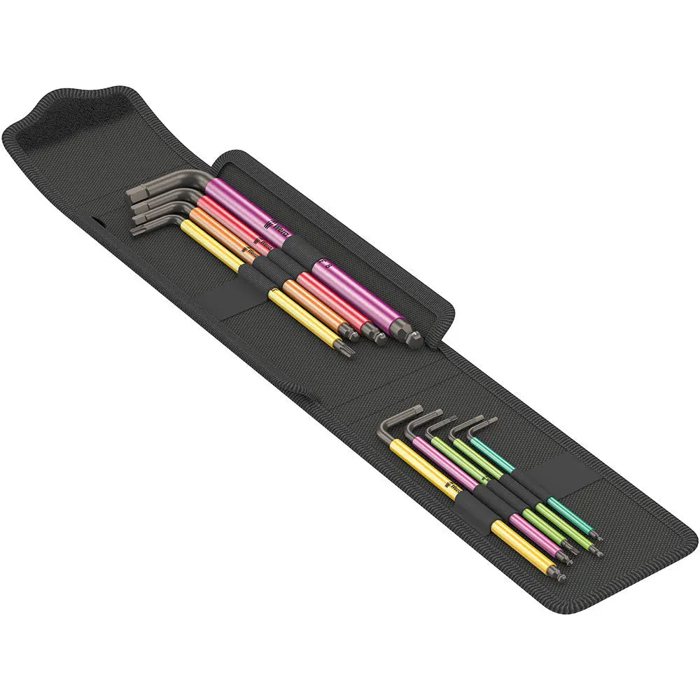 Wera Tools Bicycle Set 4 Colour Coded Hex & Torx L-Keys Set 9pcs Wera Tools