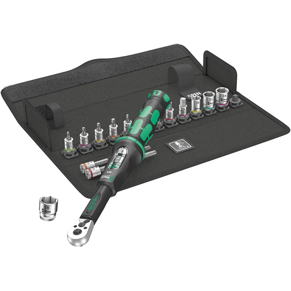 Wera Tools Bicycle Torque Set 1 And Zyklop Socket Set 16pcs Wera Tools