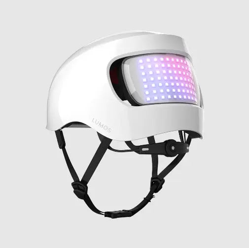 Lumos Matrix Smart Helmet White