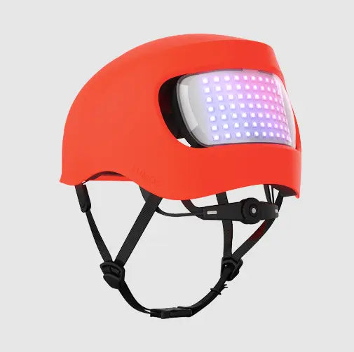 Lumos Matrix Smart Helmet Red