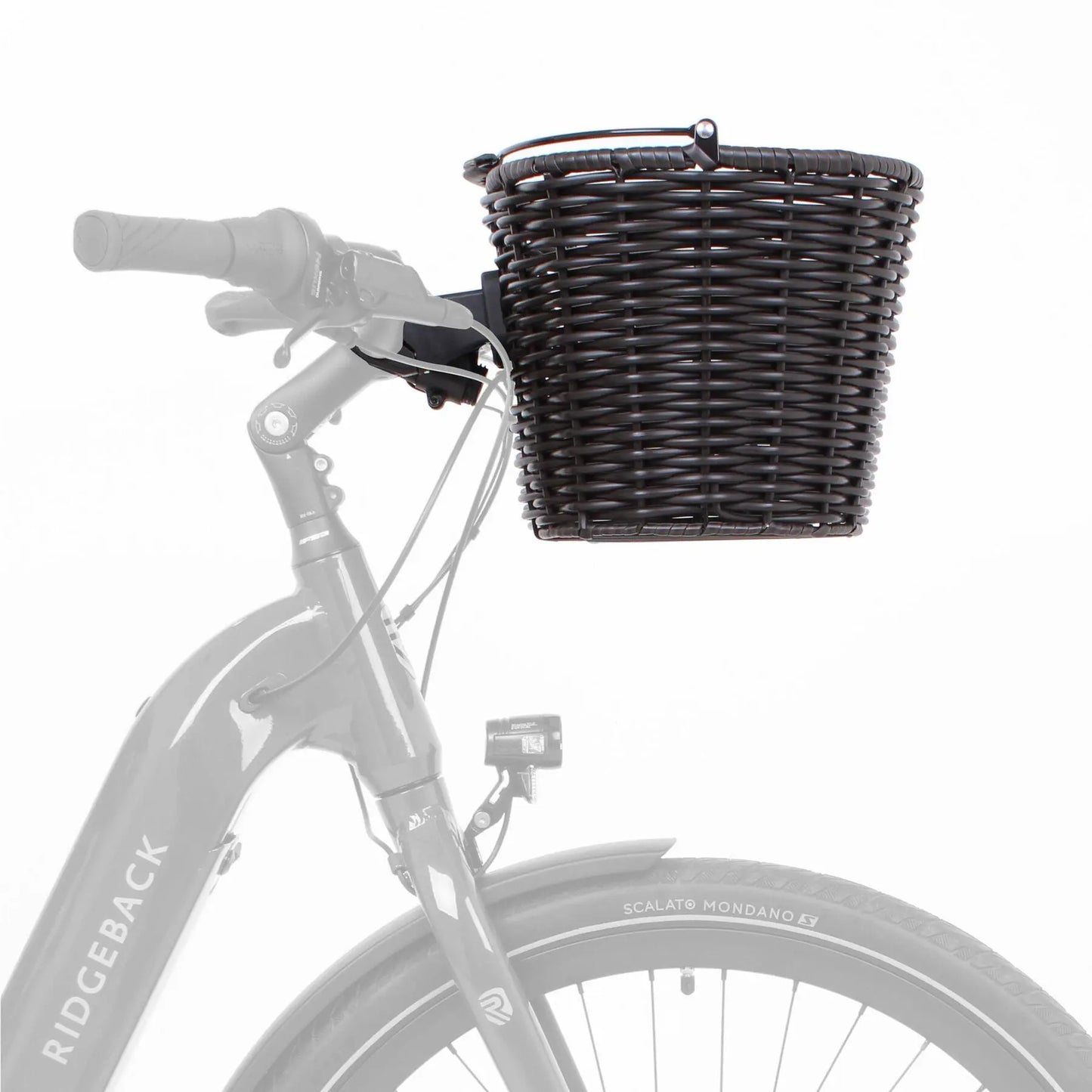 M-Part Stockbridge woven basket - handle and Quick Release Clip M-part