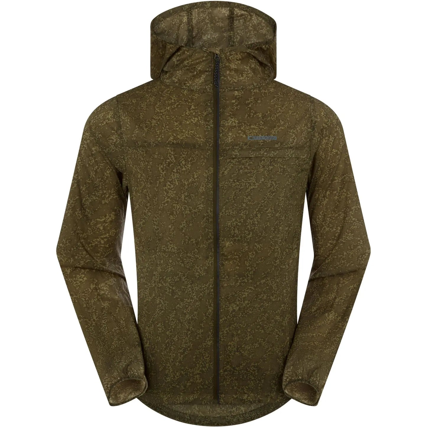 Madison Roam men's lightweight packable jacket - camo dark olive