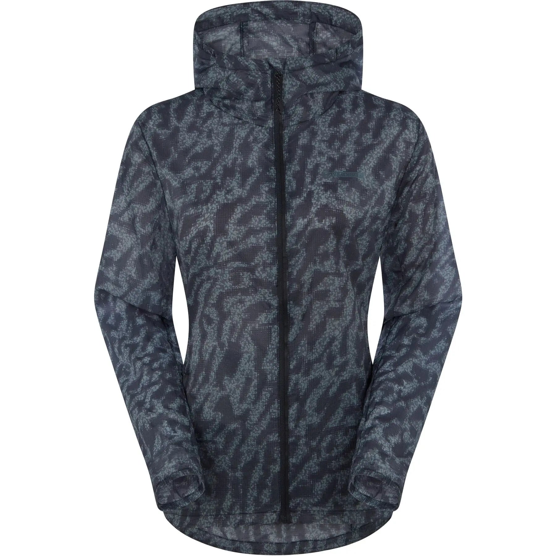 Madison Roam women's lightweight packable jacket - camo navy haze