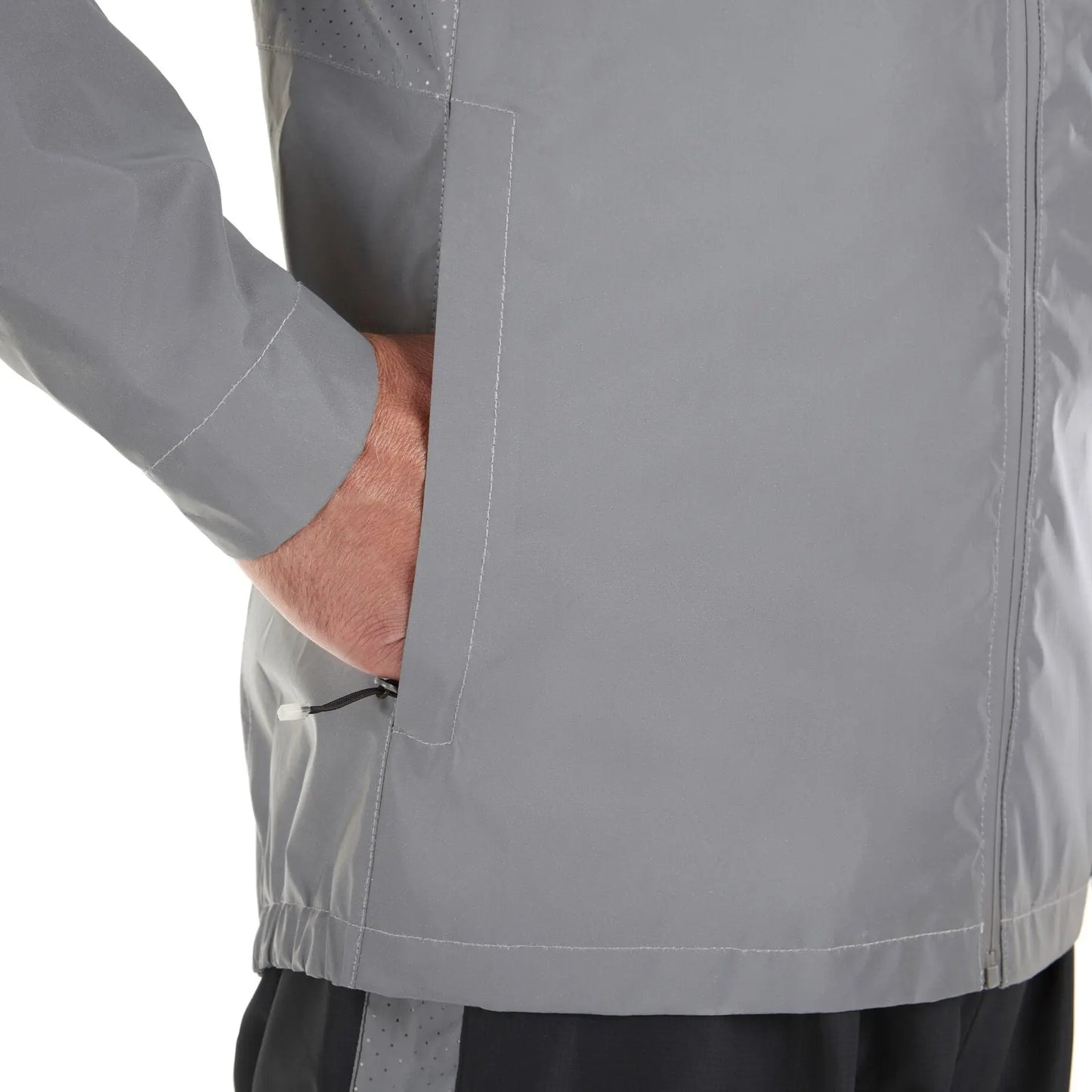 Stellar Shine Reflective Mens 2-layer WaterProof - Reflective Silver Jacket
