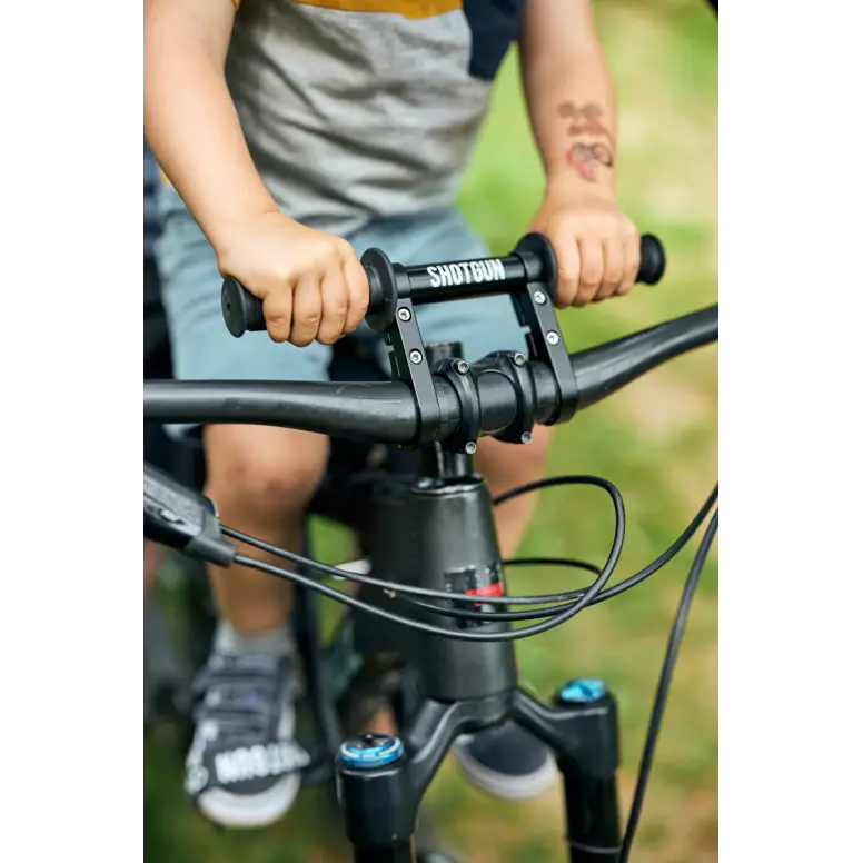 Shotgun Child Bike Seat + Handlebars Combo Kids Ride Shotgun