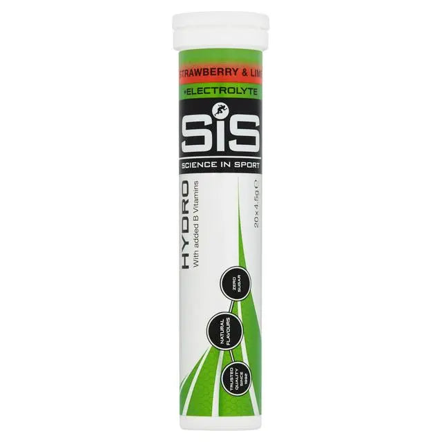 SIS GO Hydro Tablet - 20 tabs - strawberry and lime SIS