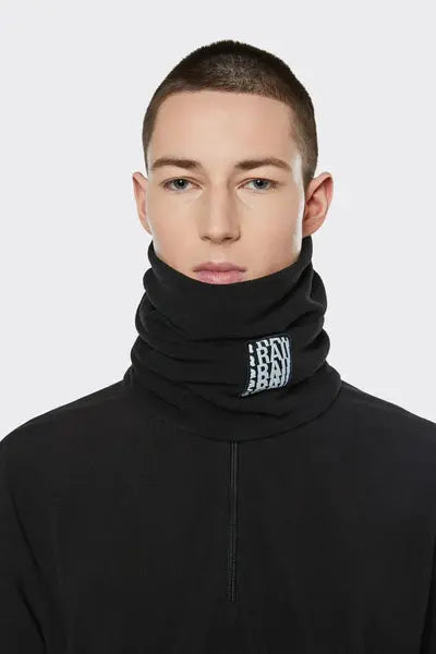 Rains Fleece Neck Scarf Black Rains