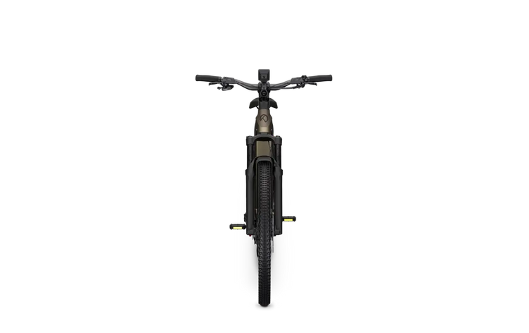 Kalkhoff Entice 7+ Advance Umber Brown crossbar – front view