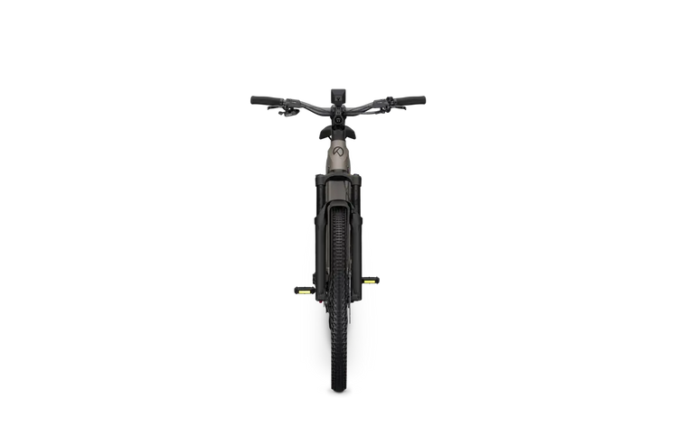 Kalkhoff Entice 7+ Advance Moonstone Grey crossbar – front view