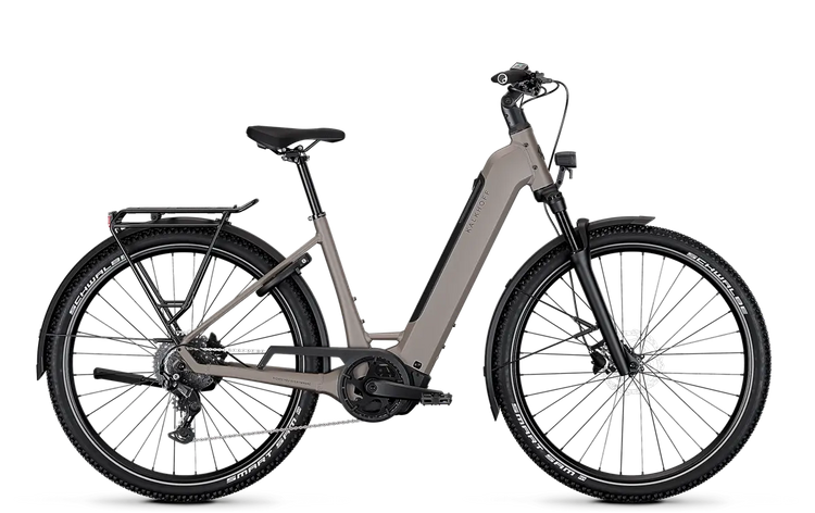 2027 Kalkhoff Entice 3 Advance Low Step Moonstone Grey Matt side profile