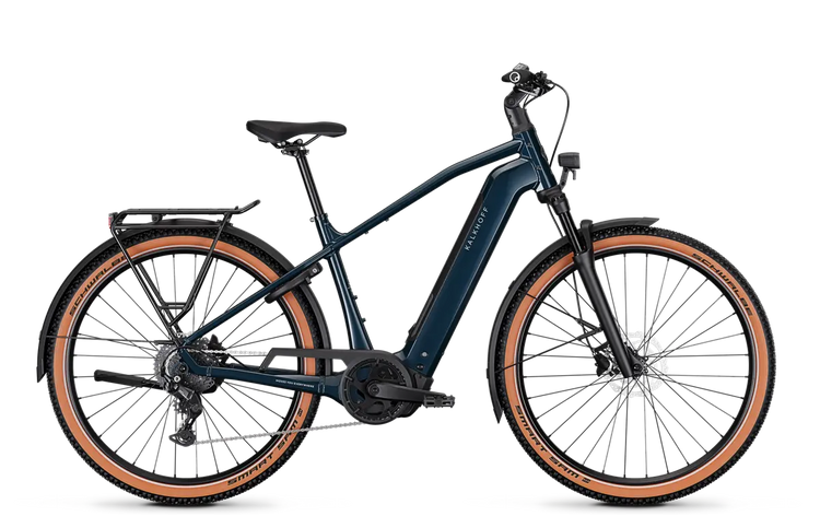 2027 Kalkhoff Entice 3 Advance Crossbar Darksprings Green Glossy alternate side profile