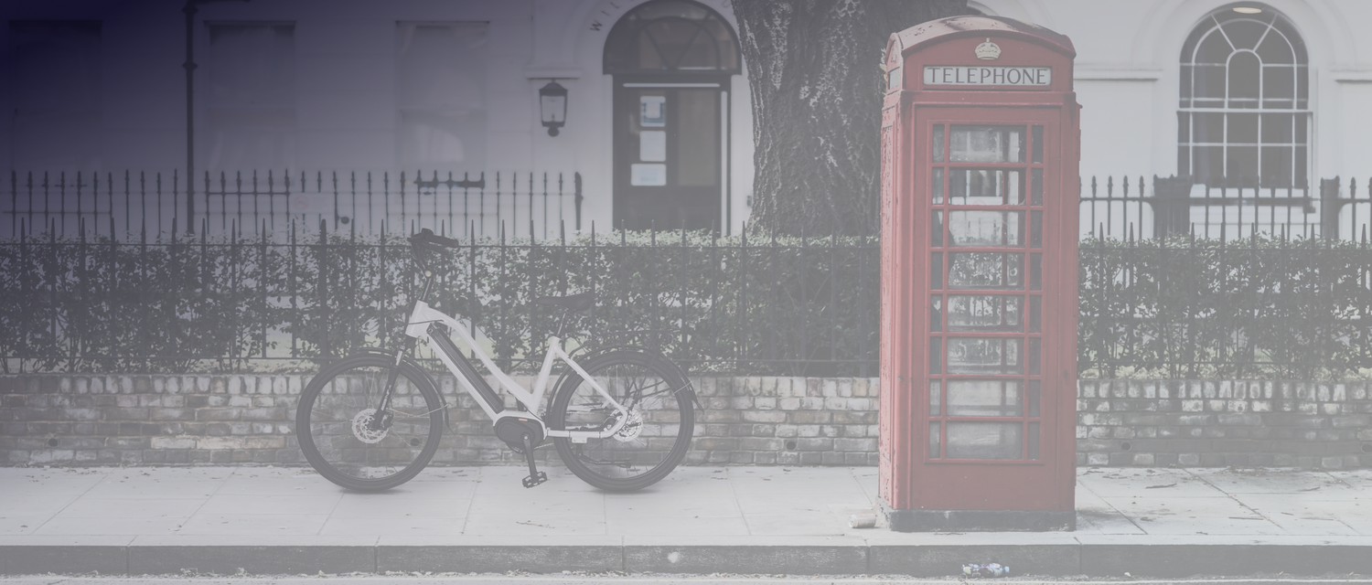 Bike and telephone booth