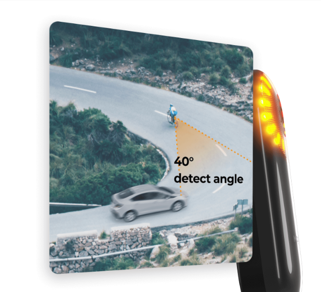 Magene L508 Smart Rear Traffic Radar Tail Light with Smartphone Alerts
