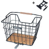 Basil Norland Bicycle Basket MIK 23L black natural brown
