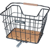 Basil Norland Bicycle Basket MIK 23L black natural brown