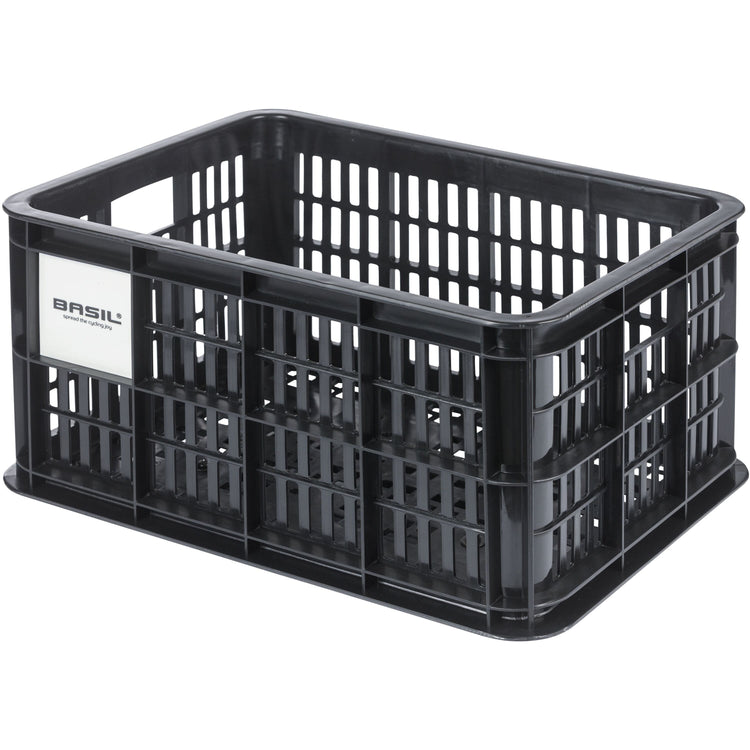 Basil Bicycle Crate MIK recycled black
