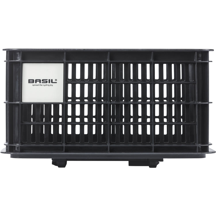 Basil Bicycle Crate MIK recycled black