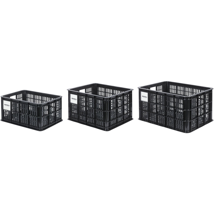 Basil Bicycle Crate MIK recycled black