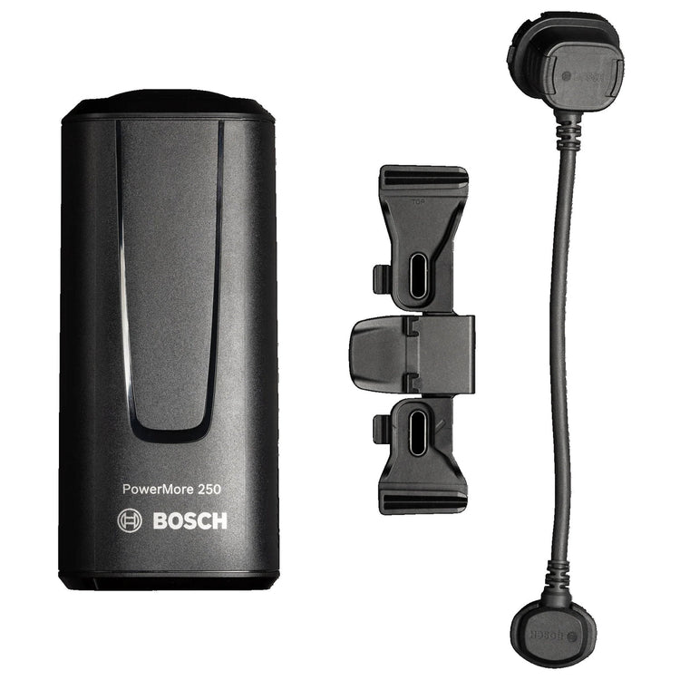 Bosch PowerMore 250 range extender battery with mounting kit