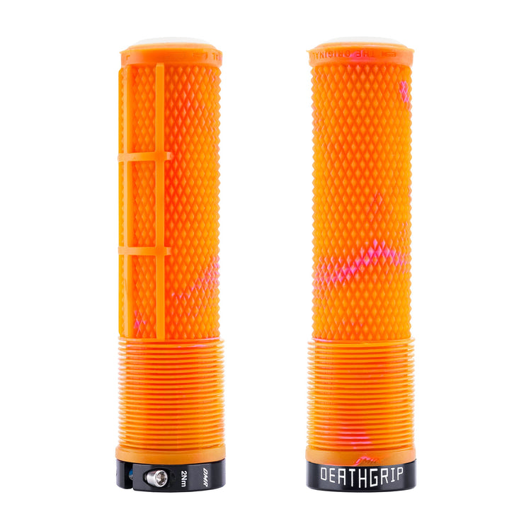 DMR DeathGrip2 Flangeless thick grips in Bubblegum