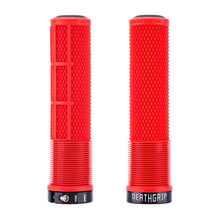 DMR DeathGrip2 Flangeless thick grips in Red