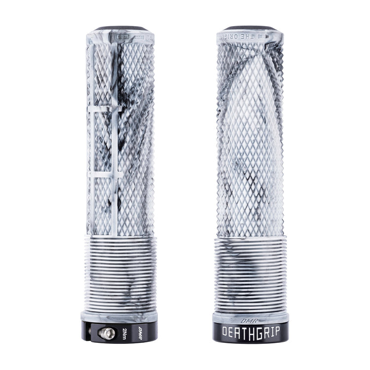 DMR DeathGrip2 Flangeless thick grips in Snow Camo