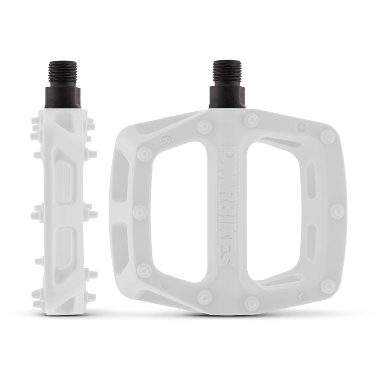 DMR V6 flat pedals in White