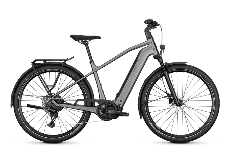 Kalkhoff Endeavour 3 Air 2027 crossbar electric bike in Jetgrey Matt