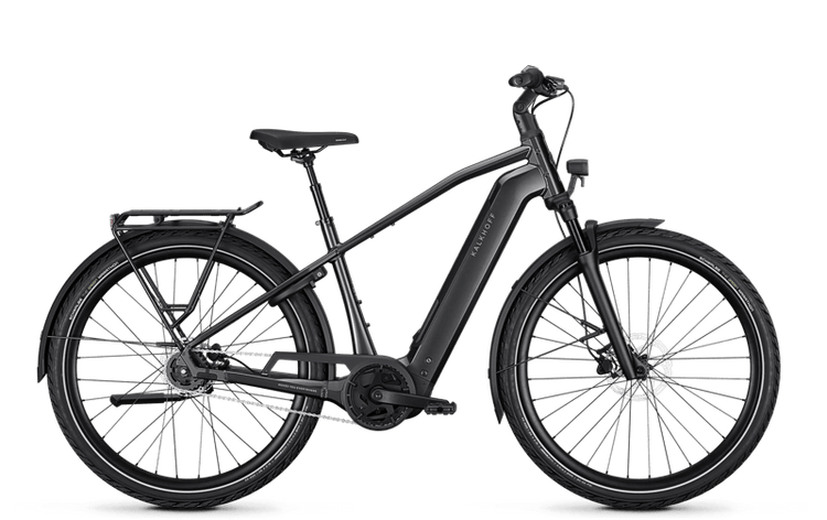 Kalkhoff IMAGE 3 ADVANCE Crossbar electric bike in Diamondblack Glossy – side view