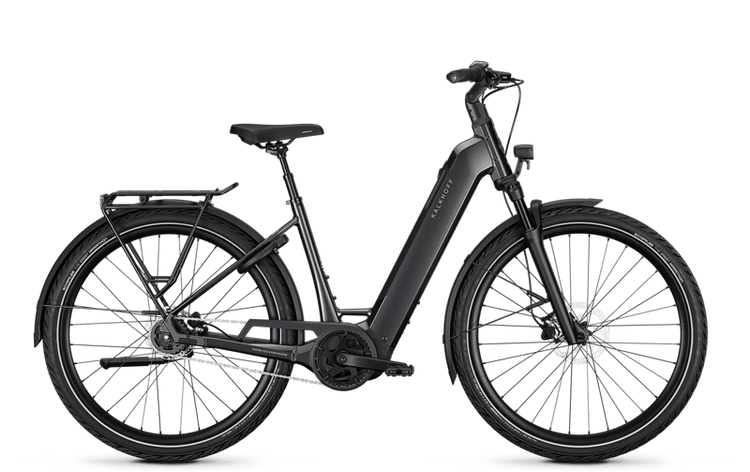 Kalkhoff IMAGE 3 ADVANCE Low Step electric bike in Diamondblack Glossy – side view