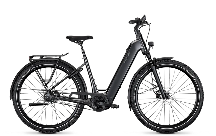 Kalkhoff IMAGE 3 EXCITE Low Step electric bike in Diamondblack Glossy – side view