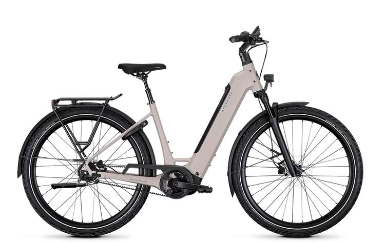 Kalkhoff IMAGE 3 EXCITE Low Step electric bike in Sustainedgrey Matt – side view