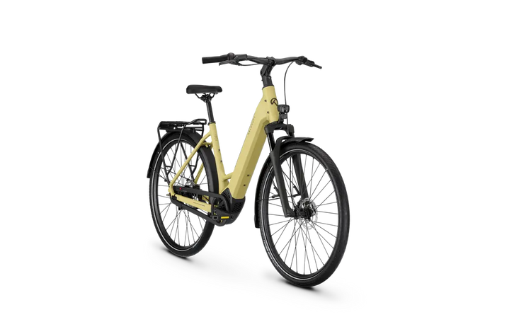 Kalkhoff Image L Season in Acacia Yellow Matt – front three-quarter view