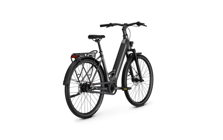 Kalkhoff Image L Season in Diamond Black Glossy – rear three-quarter view