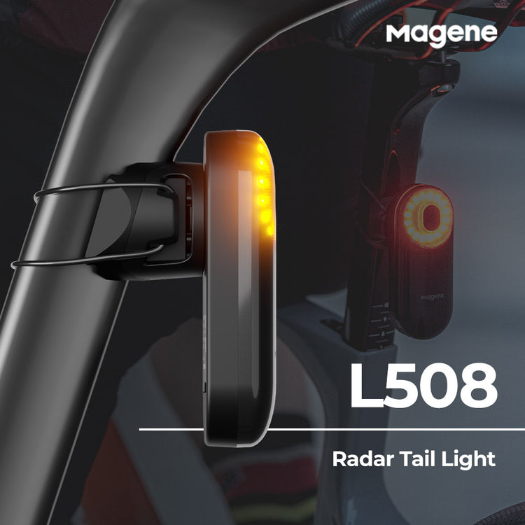Magene L508 Smart Rear Traffic Radar Tail Light with Smartphone Alerts
