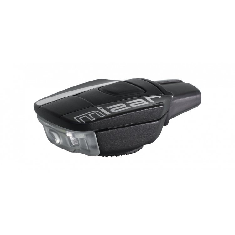 Moon Mizar front bicycle light in black