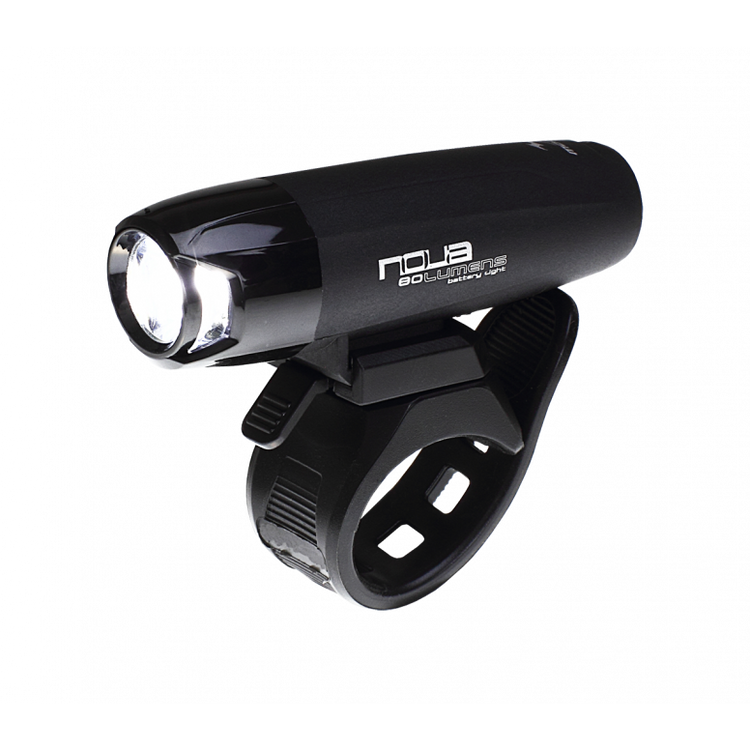 Moon Nova 100lm front bicycle light in black