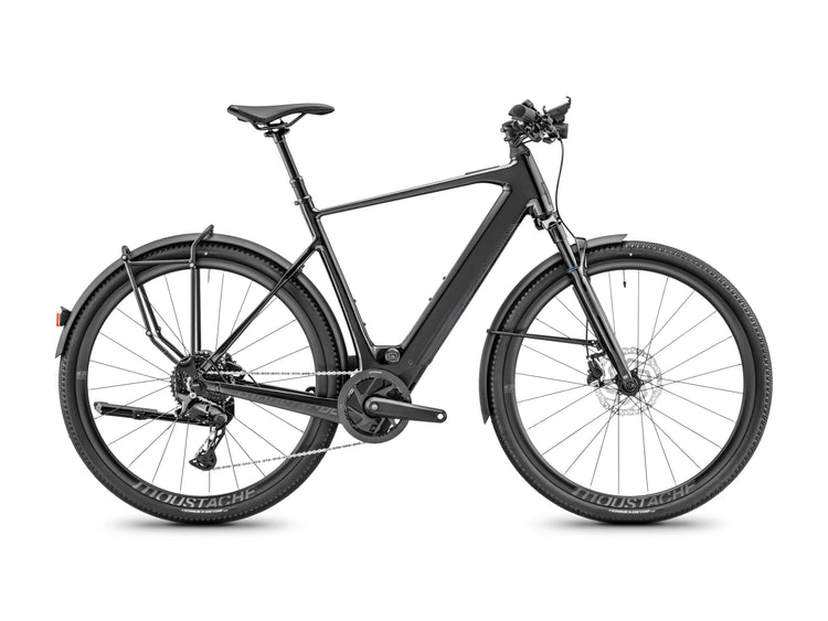 Moustache Dimanche 28 Urban Standard frame in Black Glossy – side view