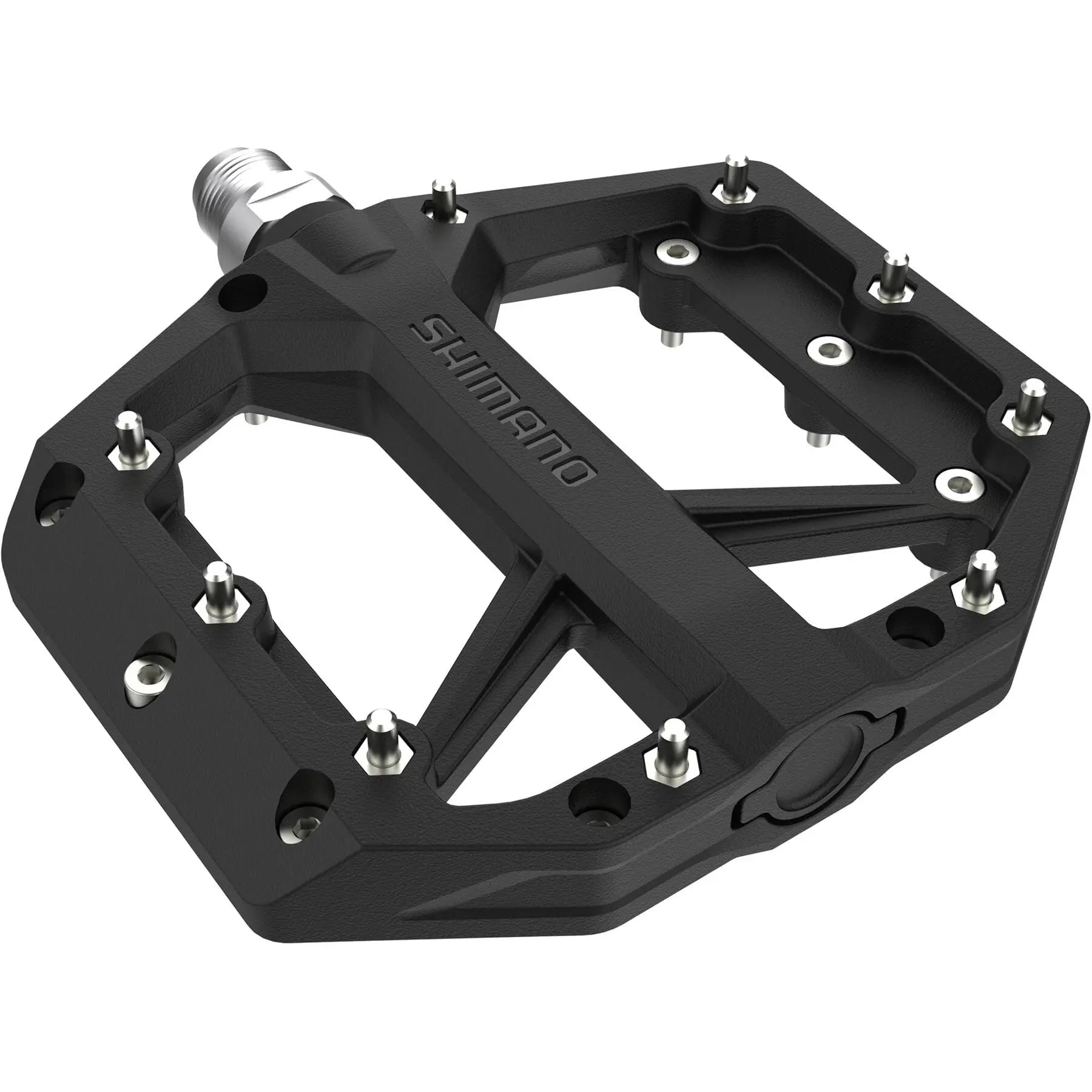 PD-GR400 flat pedals, resin with pins, black Shimano