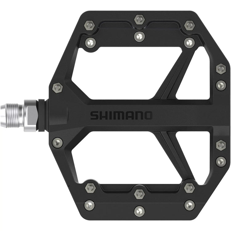 PD-GR400 flat pedals, resin with pins, black Shimano