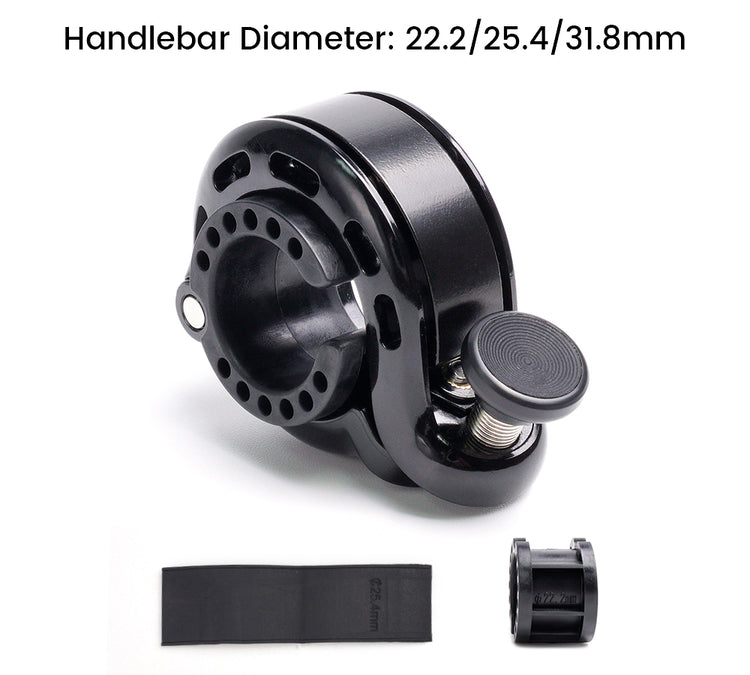 Ravemen Q2 bicycle bell handlebar fit sizes