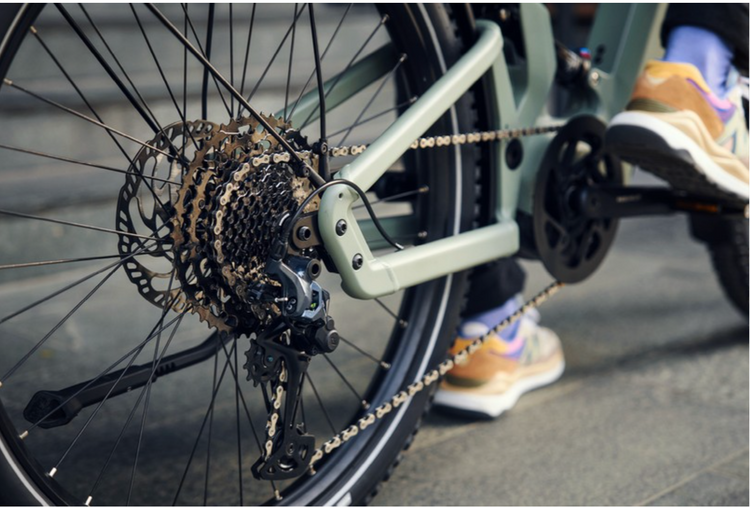 Riese & Müller Delite4 GT Touring Shimano XT 11-speed drivetrain detail