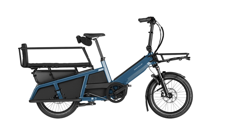 Riese & Müller Multitinker2 Family 2027 electric cargo bike in Petrol and Black
