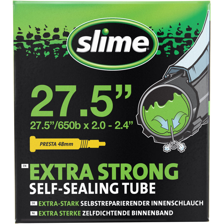 Slime self-sealing bicycle inner tube 27.5 inch x 2.0-2.4 inch Presta, SKU 30023