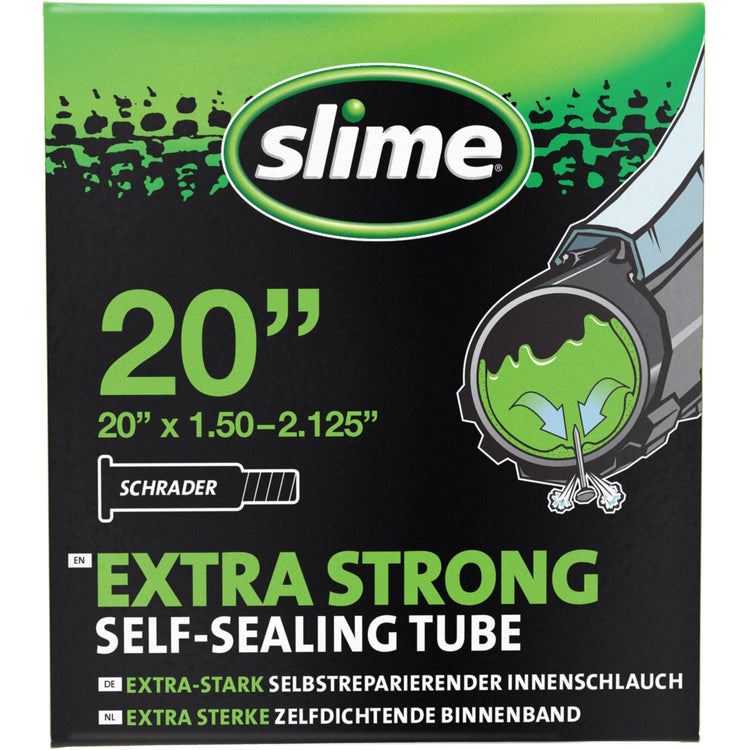 Slime self-sealing bicycle inner tube 20 inch x 1.50-2.125 inch Schrader, SKU 30058SL