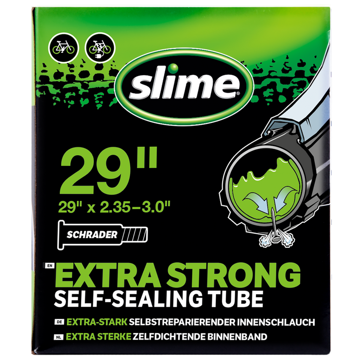 Slime self-sealing bicycle inner tube 29 inch x 2.35-3.0 inch Schrader, SKU 30100