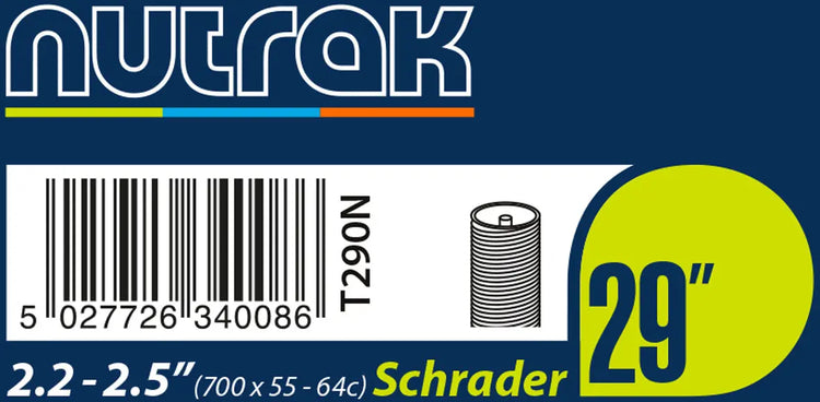 Nutrak  29 X 2.2 - 2.5 inch Schrader inner tube Nutrak