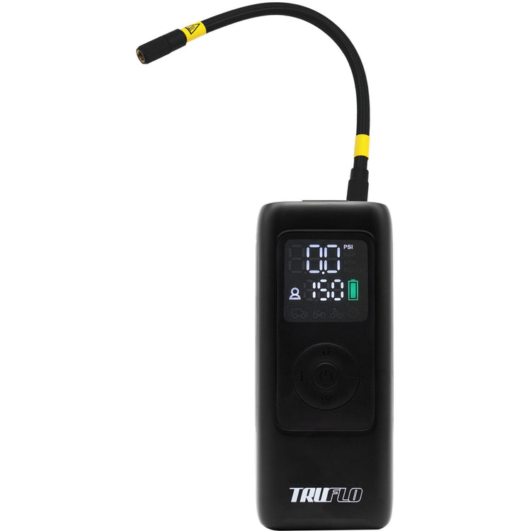 Truflo Electron Max electric pump with Schrader hose attached